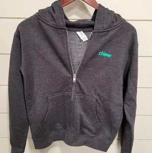 KIDS JACKET SIZE M DARK CHARCOAL GRAY